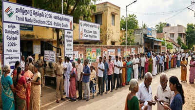 tamil nadu voting process evm polling booth election day