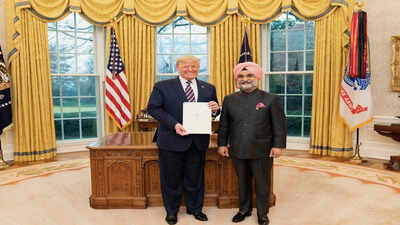 us president trump wishes taranjit singh sandhu success as delhi lt governor praises role in strengthening india us ties