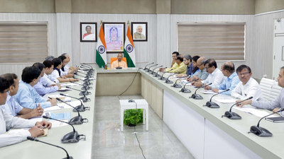 meeting chaired by chief minister yogi adityanath on sunday to discuss electricity demand and supply status