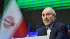 108288851 1775674334806 gettyimages 2249393037 IRAN TEHRAN PARLIAMENT SPEAKER US NUCLEAR NEGOTIATIONS PRESS CONFERENCE