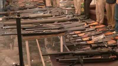 32 weapons missing from haryana police armoury file photo ani