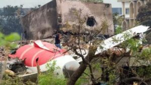 air india crash site