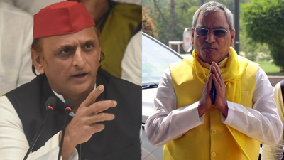 akhilesh yadav and om prakash rajbhar
