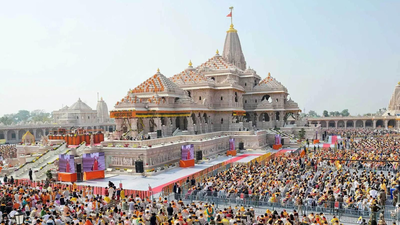 ram temple donation row