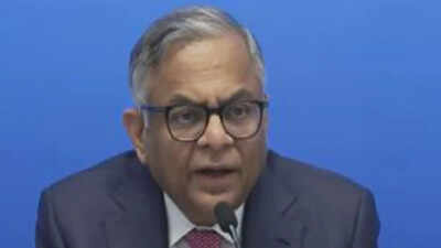 tcs to have as many ai agents as human employees in next 3 years n chandrasekaran