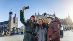 108328806 Family sightseeing city on sunny but cold winter d 1370773515 Getty