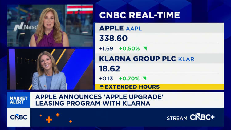 108341043 Apple announces Apple Upgrade leasing program with Klarna