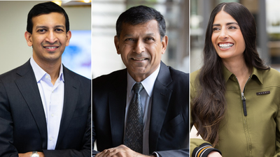 3 indians on us fed39s monetary policy review panel raj chetty left raghuram rajan center asha sharma right