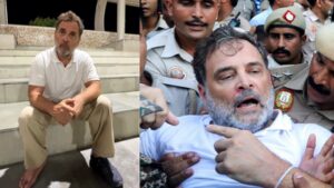 congress protested outside pm residence