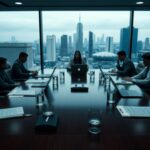 corporate boardroom strategy session
