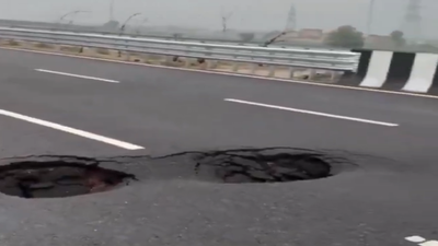 delhi dehradun expressway potholes