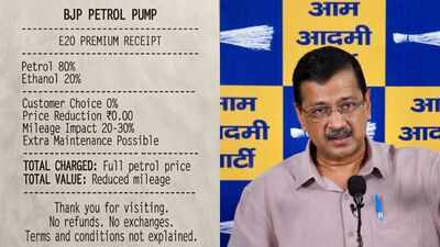 e20 blending kejriwal