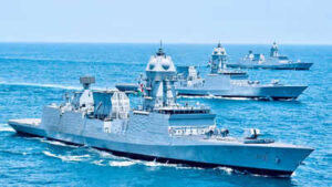 ins nilgiri ins udaygiri and ins himgiri in formation photo credit x in hqenc