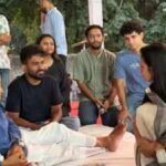 mahua moitra at cjp protest