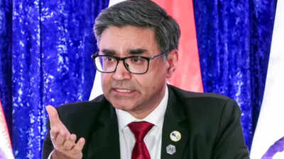 melbourne jul 09 ani foreign secretary vikram misri speaks during a mea pres