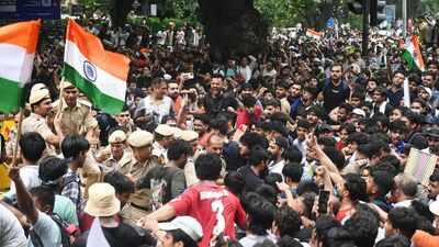 neet protest at jantar mantar