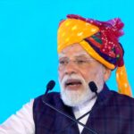 prime minister narendra modi while addressing a gathering at haryana39s jind