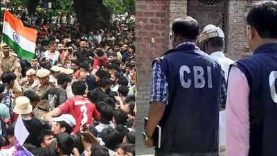 protest against neet ug paper leak was held at jantar mantar