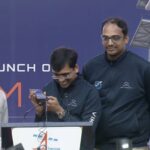 skyroot aerospace team during the telephponic exchange with pm modi