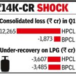 under recoveries push hpcl bpcl into losses