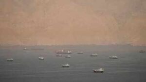 vessels at the strait of hormuz reuters image