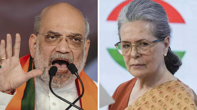 amit shah and sonia gandhi