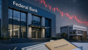 federal bank falls 4 on report of jana small finance bank stake acquisition