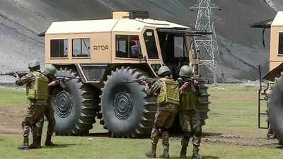 j k two army personnel injured in landmine blast near loc in baramullas uri sector