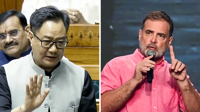 kiren rijiju and rahul gandhi