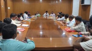 meeting between the delegation of protesting students and jharkhand government representatives