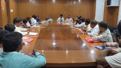 meeting between the delegation of protesting students and jharkhand government representatives