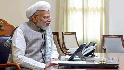 new delhi aug 04 ani gujarat minister arjun modhwadia meets prime minister n