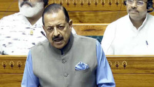 new delhi aug 05 ani union mos ic jitendra singh speaks in the lok sabha d
