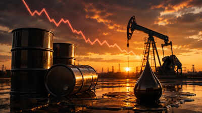 oil prices edge lower
