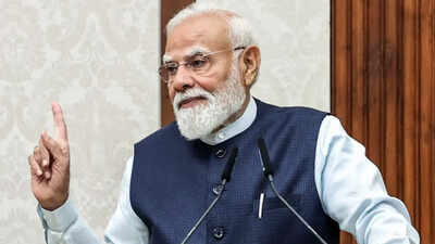pm modi chairs union cabinet meeting at parliament