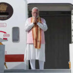 pm modi emplanes for uzbekistan