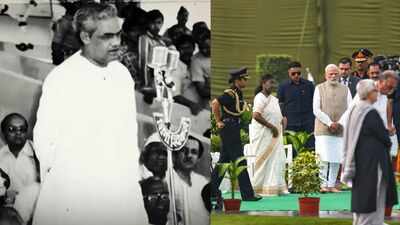 president murmu pm modi pay tribute to atal bihari vajpayee on his death anniversary photo credit ani