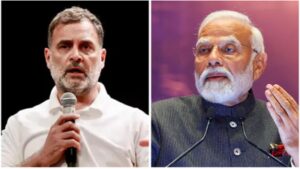 rahul gandhi also said that narendra modis political end has come