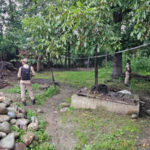 security personnel during a raid in anantnag