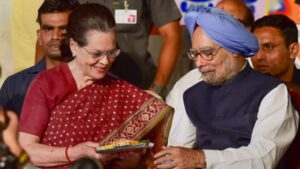 sonia gandhi with former pm manmohan singh pti file photo