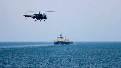 surveillance over commercial crude tanker in bab el mandeb