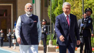tashkent uzbekistan aug 30 ani prime minister narendra modi receives a cer