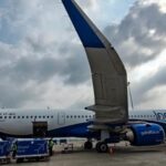indigo flight from navi mumbai hits pole at srinagar airport representative image