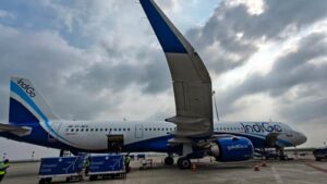 indigo flight from navi mumbai hits pole at srinagar airport representative image
