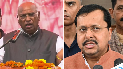 mallikarjun kharge and nitin nabin r
