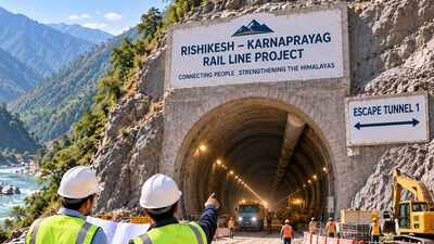 rishikesh karnaprayag new railway line