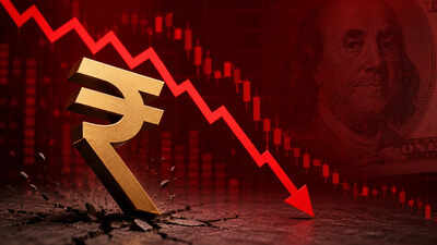rupee falls 20 paise against us dollar