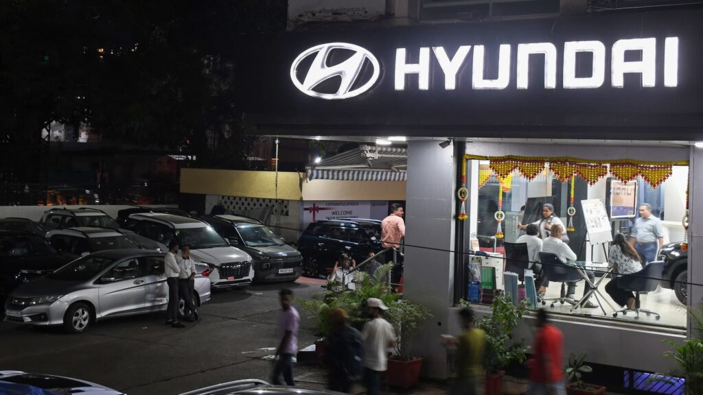 108052382 1729781111369 gettyimages 2179334004 AVaishnav Hyundai logo in Mumbai India 1