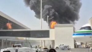 108381290 1791546538218 2026 10 08T170517Z 1387630975 RC24ZNA4231I RTRMADP 3 IRAN CRISIS SAUDI AIRPORT
