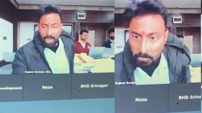 a video emerged showing ias officer kumar rajeev ranjan allegedly abusing jampk administrative officer beenish wani during a meeting photo credit